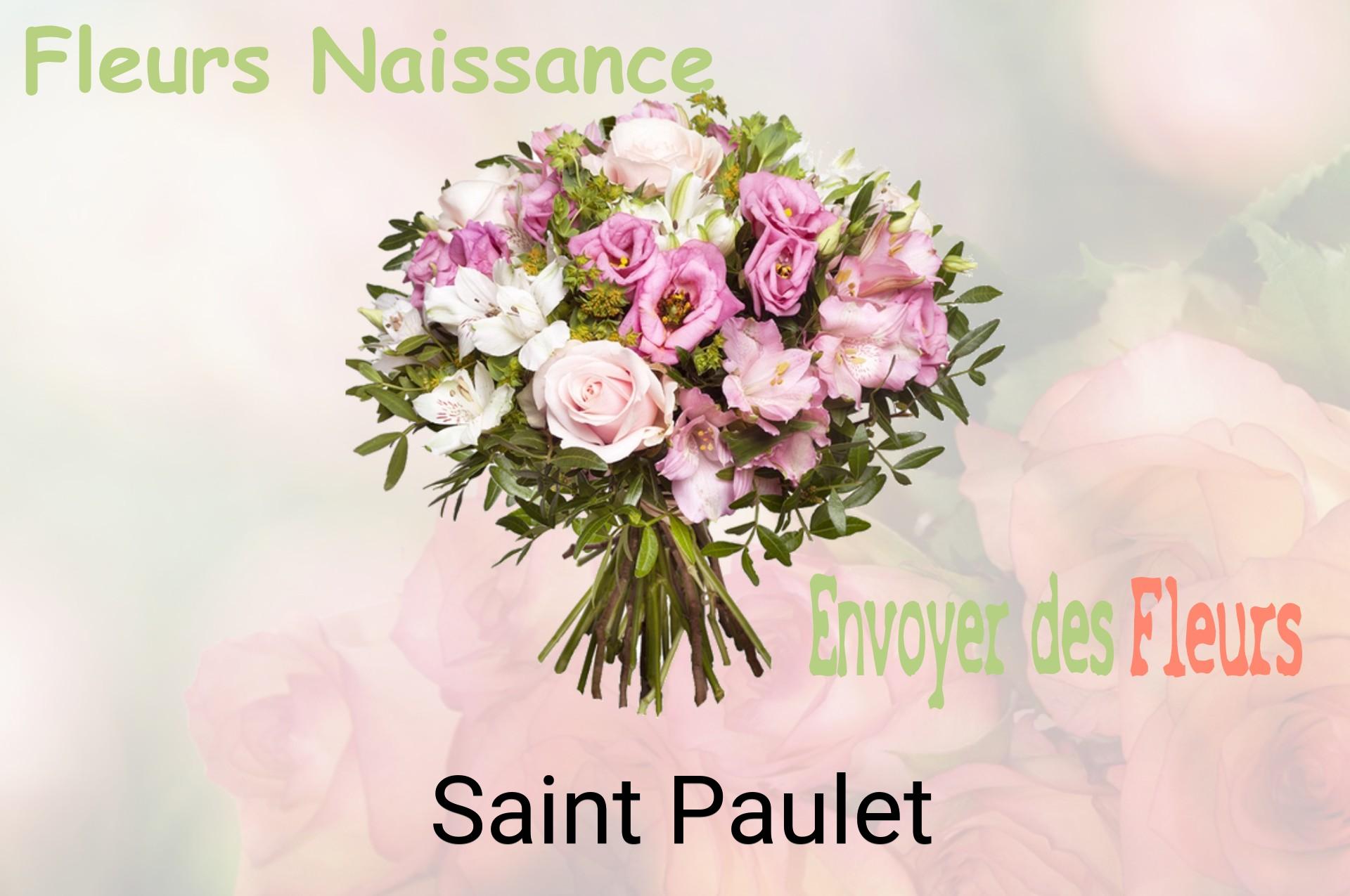 Bouquet de fleurs de naissance livré à Saint-Paulet